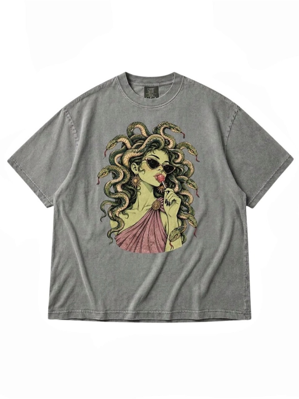 Comfort Colors Medusa Lollipop T-Shirt Pepper, Gift For Her, For Him